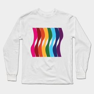 Rainbow Pride Colors Long Sleeve T-Shirt